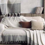 Покривала комплект за диван КРЕМ-СИВО